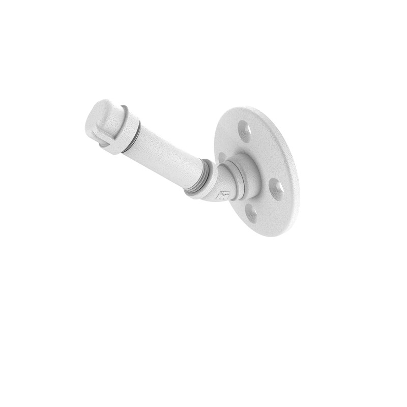 Single Robe Hook, -Matt White Finish